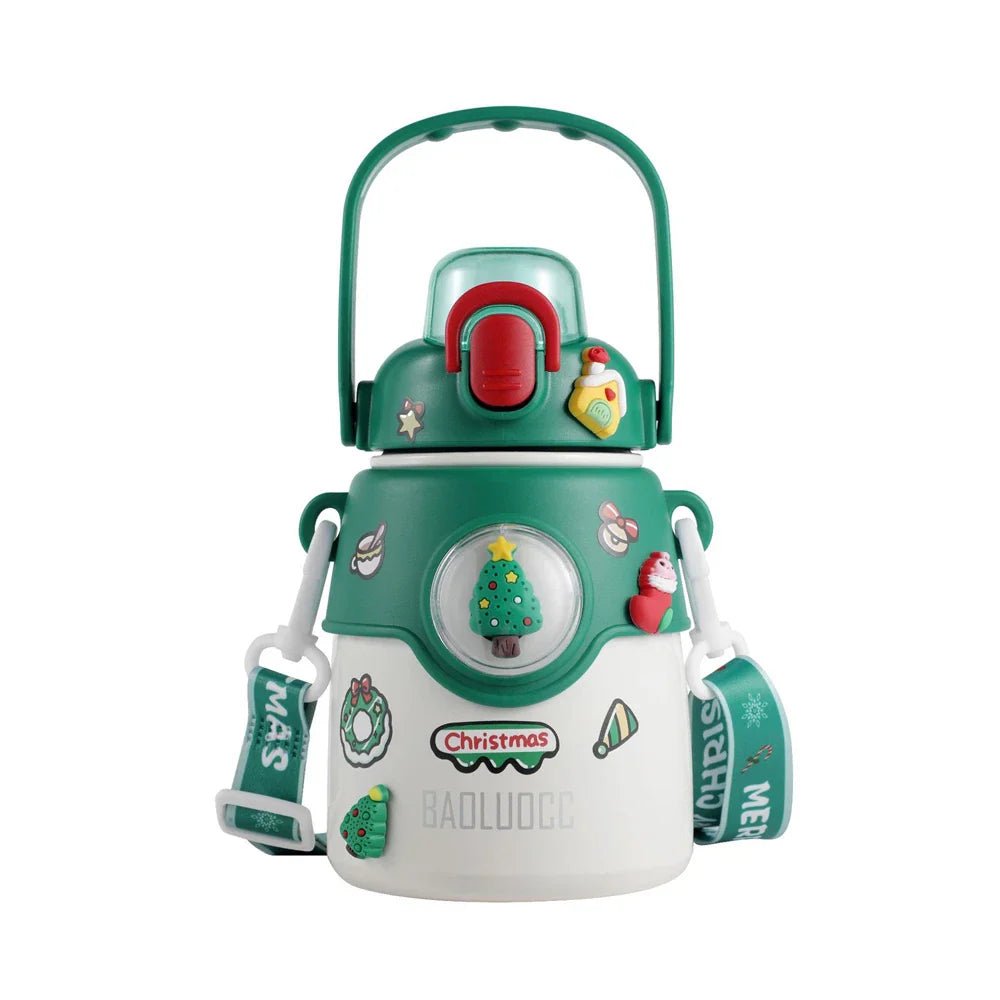 Christmas Children's Stainless Steel Thermos Cup - Cake Pops Parties