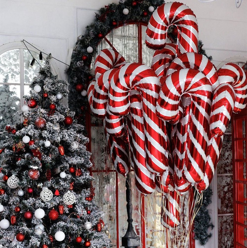 Christmas Crutch Balloon Set - Cake Pops Parties