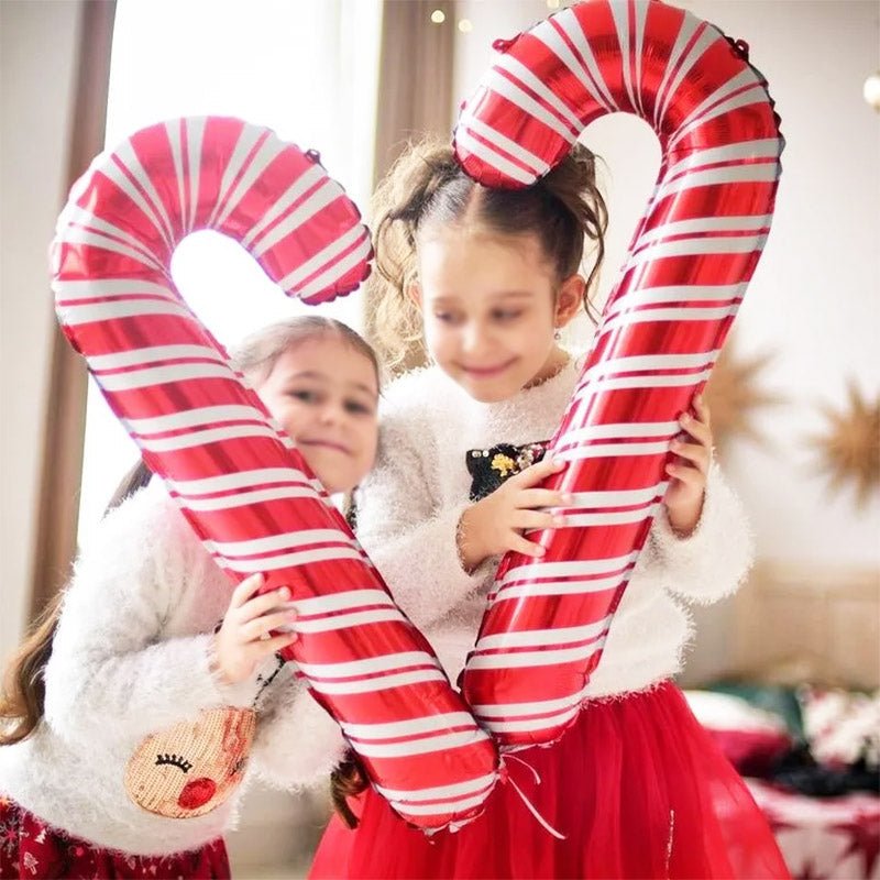Christmas Crutch Balloon Set - Cake Pops Parties