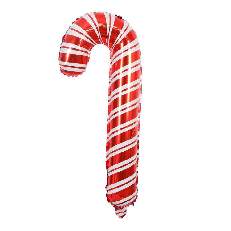 Christmas Crutch Foil Balloons - Cake Pops Parties