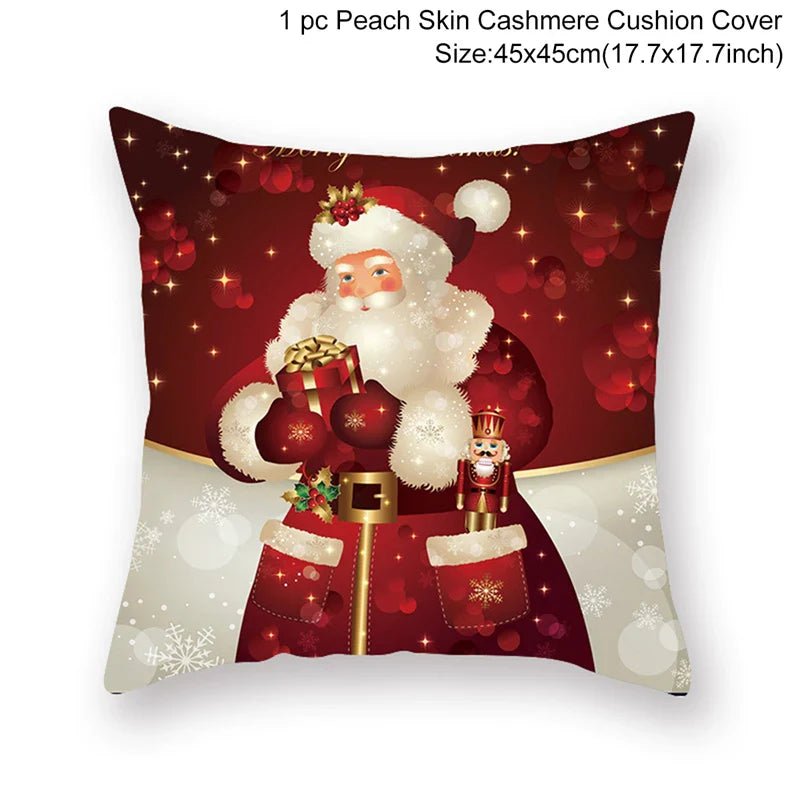 Christmas Cushion Cover - Festive Home Decor - Cake Pops Parties