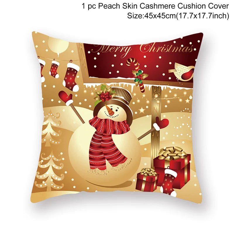 Christmas Cushion Cover - Festive Home Decor - Cake Pops Parties