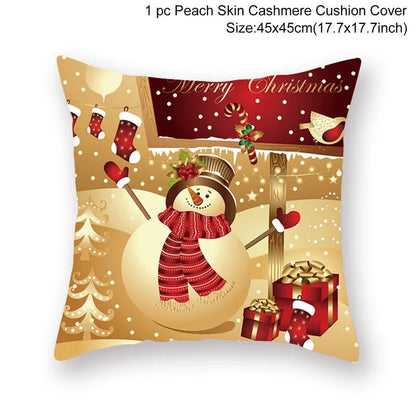 Christmas Cushion Cover - Festive Home Decor - Cake Pops Parties