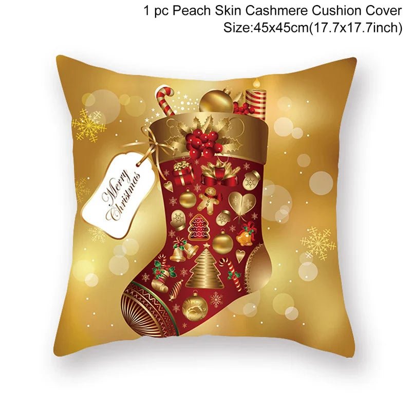 Christmas Cushion Cover - Festive Home Decor - Cake Pops Parties
