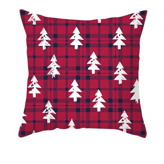 Christmas Cushion Covers - Santa, Snowflakes & Reindeer Design