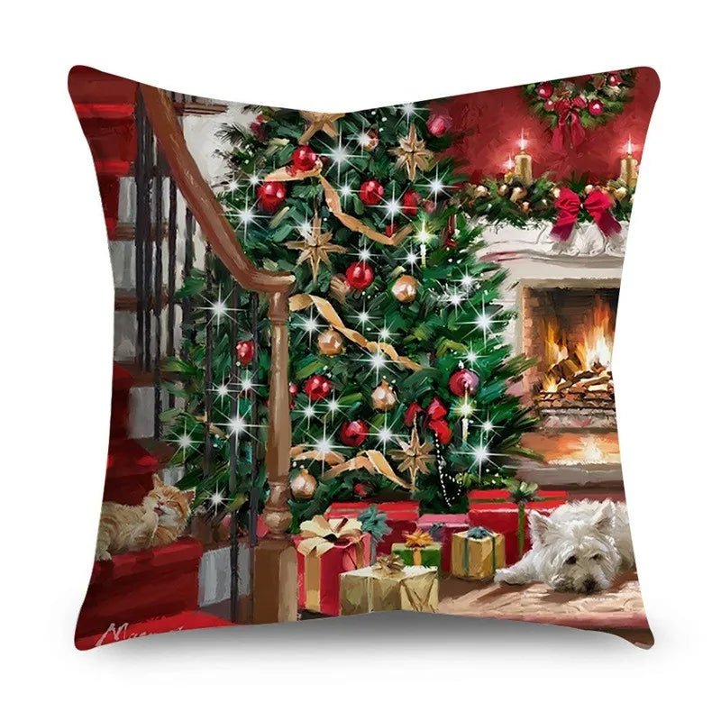 Christmas Cushion Cover - Festive Home Decor & Gift Ideas - Cake Pops Parties
