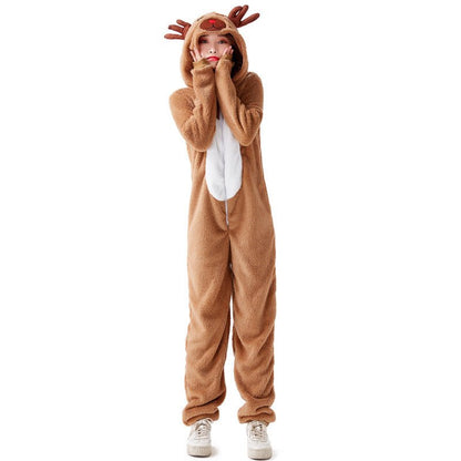 Christmas Elk Holiday Jumpsuit - Cake Pops Parties