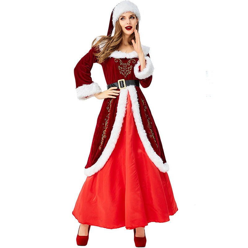 Christmas Eve Wine Red Suit - Cake Pops Parties