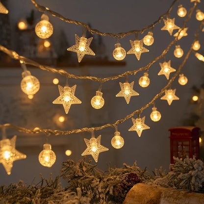 Christmas Fairy Light String - Xmas Party Home Decoration - Cake Pops Parties