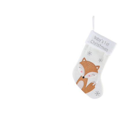 Christmas Fox Wool Stockings - Cake Pops Parties