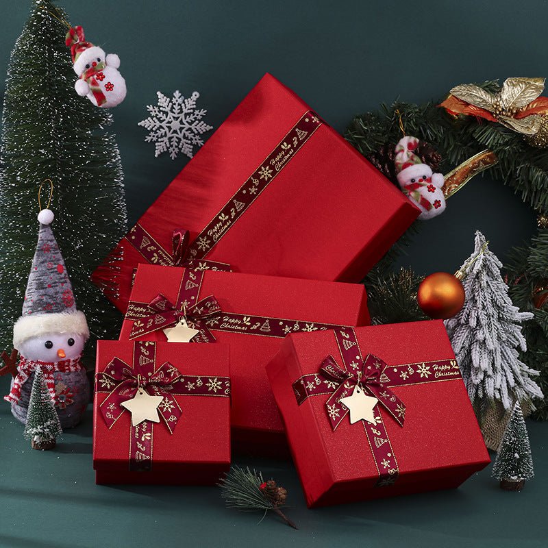 Christmas Gift Box Scarf Socks - Cake Pops Parties
