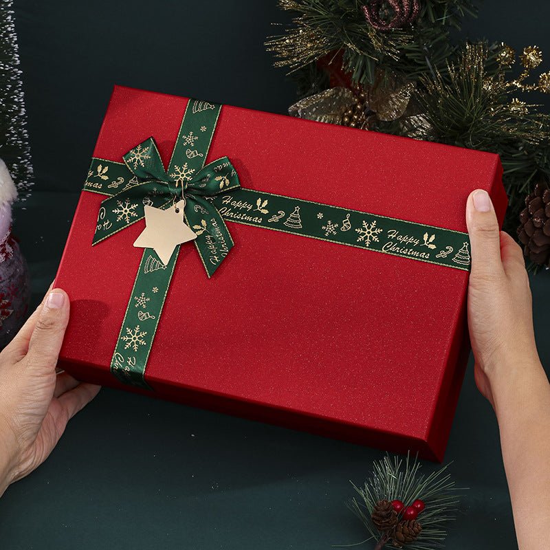 Christmas Gift Box Scarf Socks - Cake Pops Parties