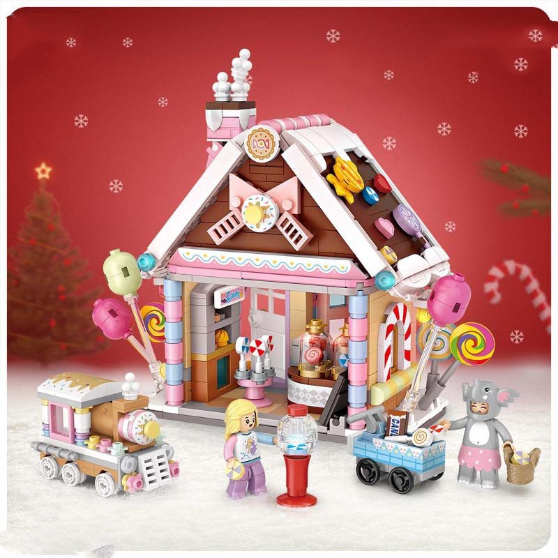 Christmas Gift Puzzle Building Blocks - Cake Pops Parties