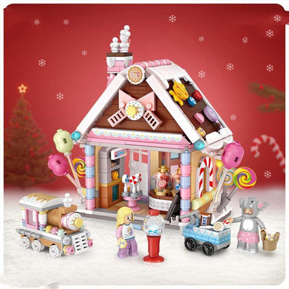 Christmas Gift Puzzle Building Blocks - Cake Pops Parties