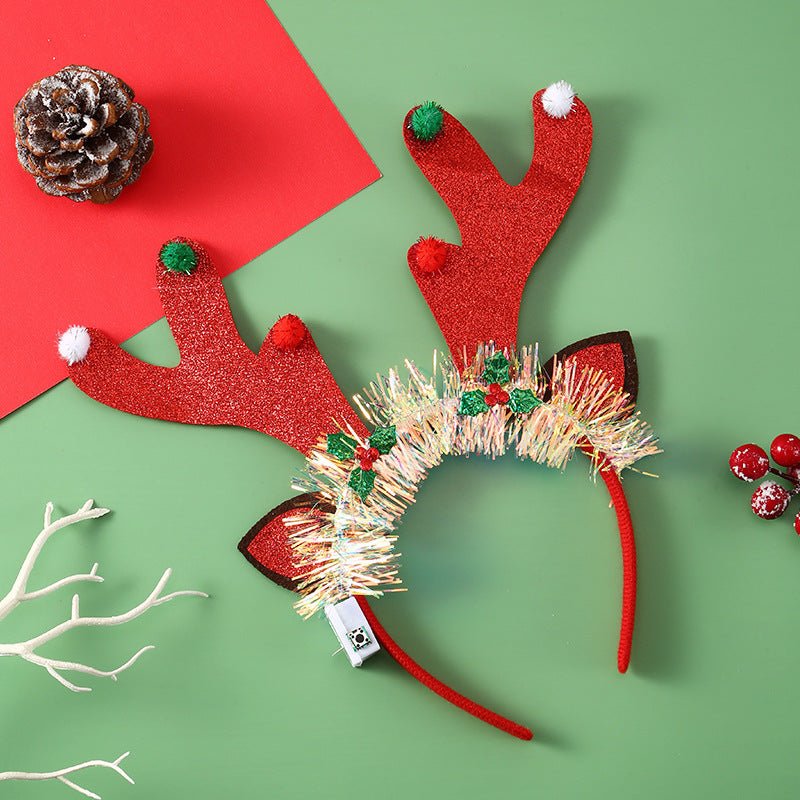 Christmas Glowing Headband - Festive Holiday Hair Accessory - Cake Pops Parties