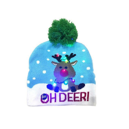 Christmas Knitted Hat with Fur Ball - Cake Pops Parties