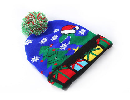 Christmas Knitted Hat with Fur Ball - Cake Pops Parties