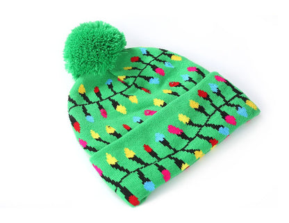 Christmas Knitted Hat with Fur Ball - Cake Pops Parties