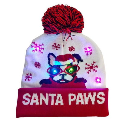 Christmas Knitted Hat with Fur Ball - Cake Pops Parties