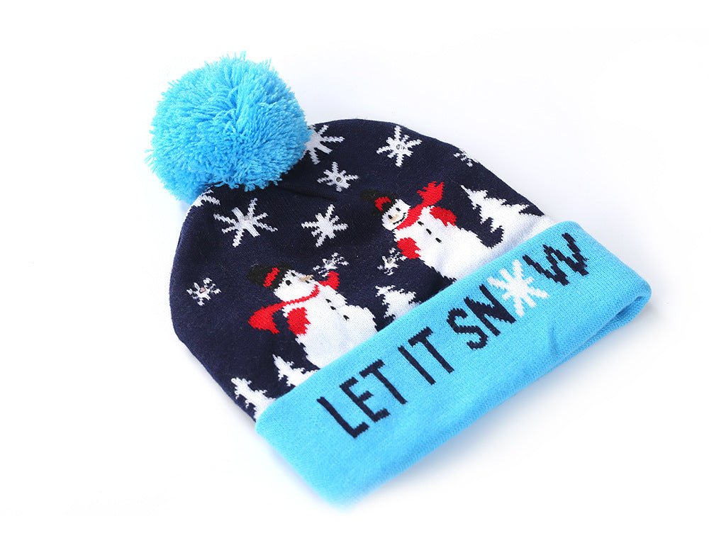 Christmas Knitted Hat with Fur Ball - Cake Pops Parties