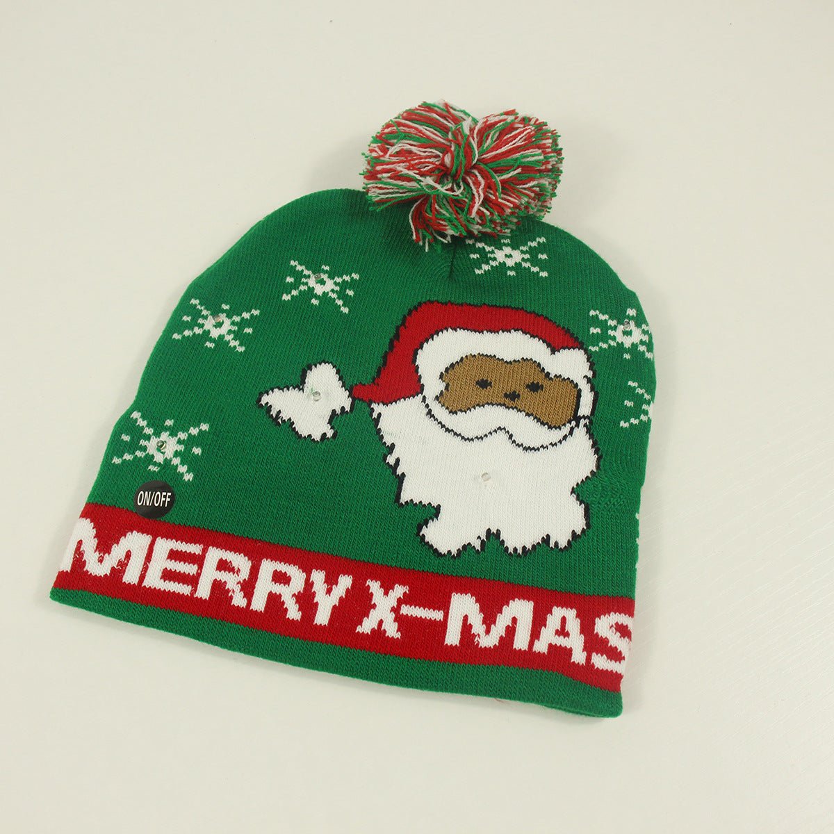 Christmas Knitted Hat with Fur Ball - Cake Pops Parties