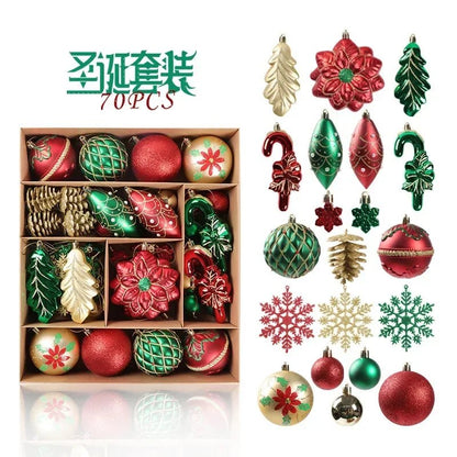 Christmas Ornaments Set - 70pcs - Cake Pops Parties