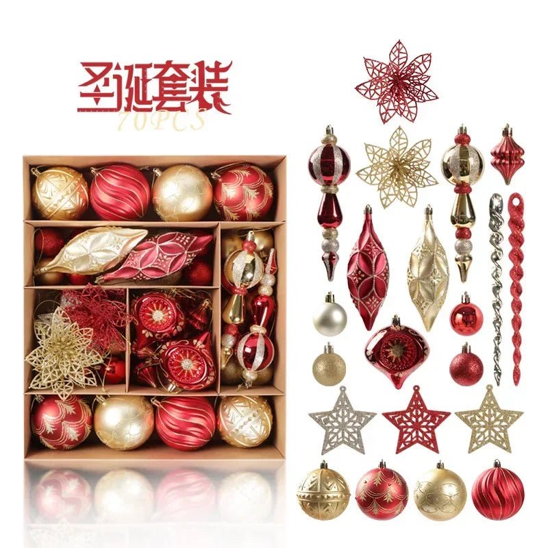 Christmas Ornaments Set - 70pcs - Cake Pops Parties