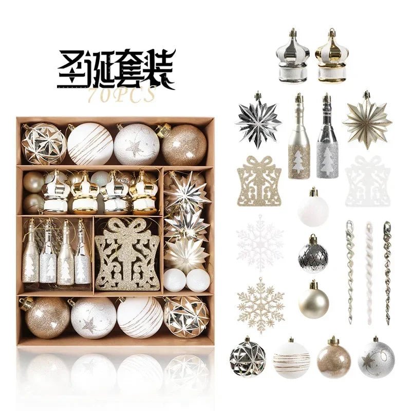 Christmas Ornaments Set - 70pcs - Cake Pops Parties