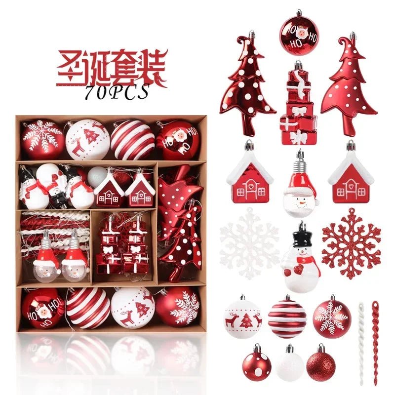 Christmas Ornaments Set - 70pcs - Cake Pops Parties