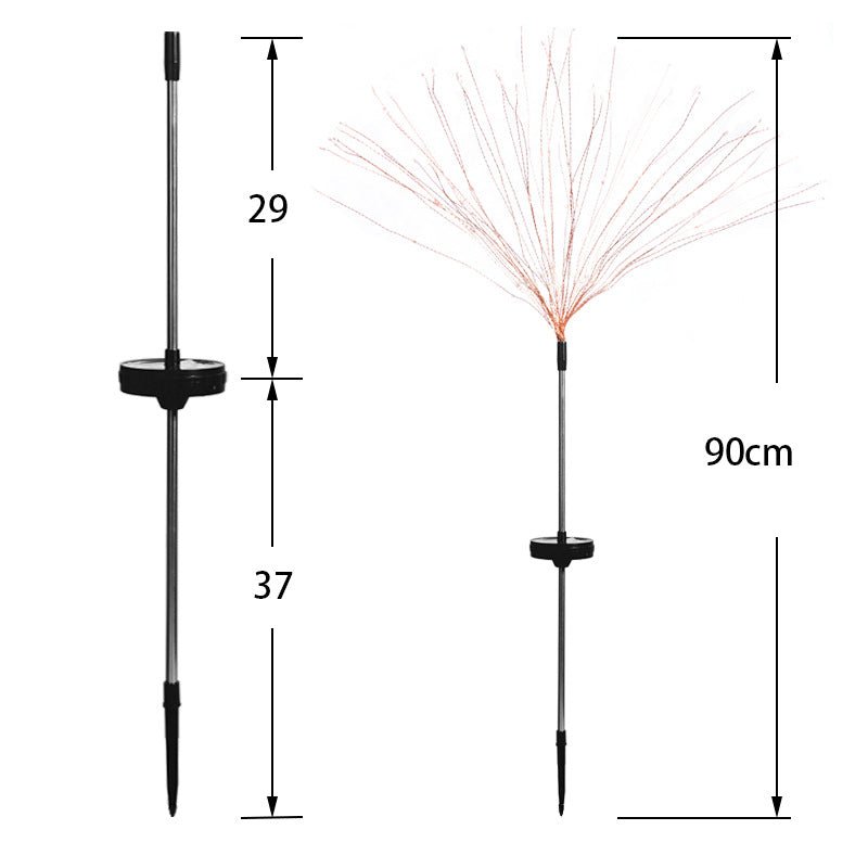 Christmas Outdoor LED Firework Lights - Cake Pops Parties