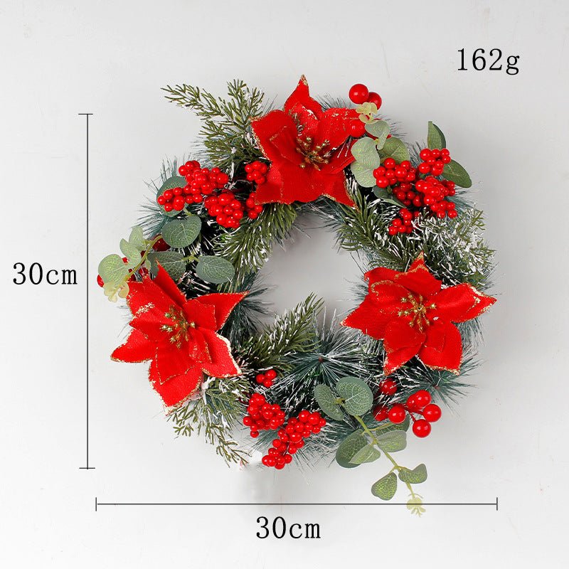 Christmas Pinecone Wreath Decoration - Cake Pops Parties
