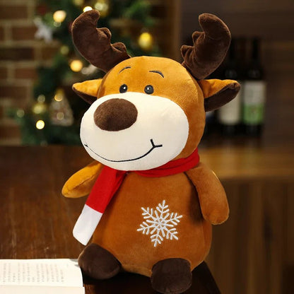Christmas Plush Toy Set - Santa, Elk, Snowman - Cake Pops Parties