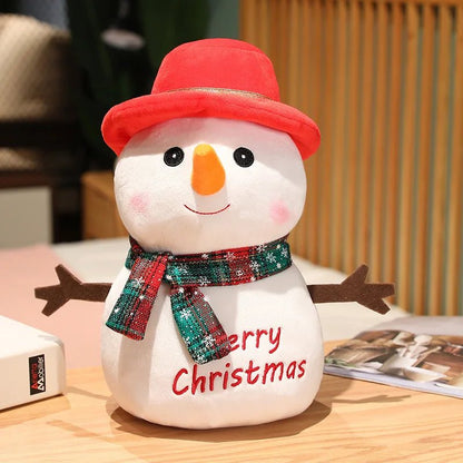 Christmas Plush Toy Set - Santa, Elk, Snowman - Cake Pops Parties