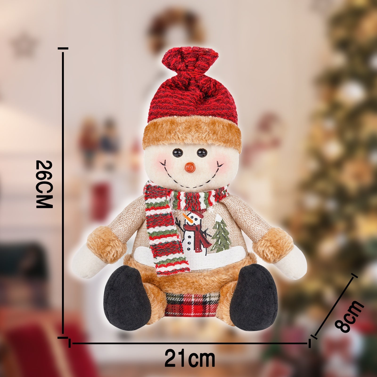 Christmas Snowman Doll Ornament - Cake Pops Parties