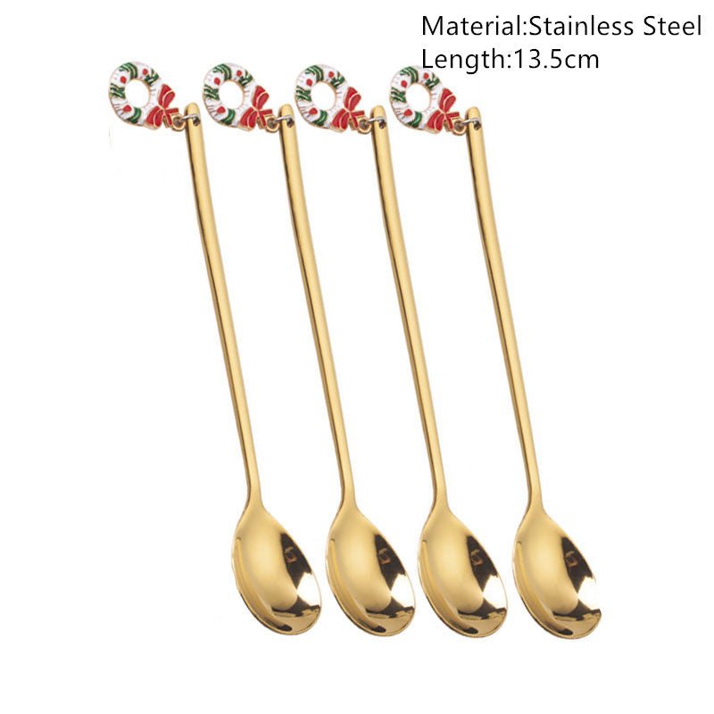 Christmas Spoon Set - Festive Tableware & Decorations - Cake Pops Parties