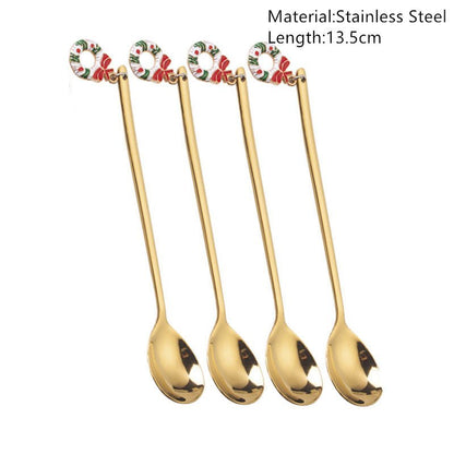 Christmas Spoon Set - Festive Tableware & Decorations - Cake Pops Parties
