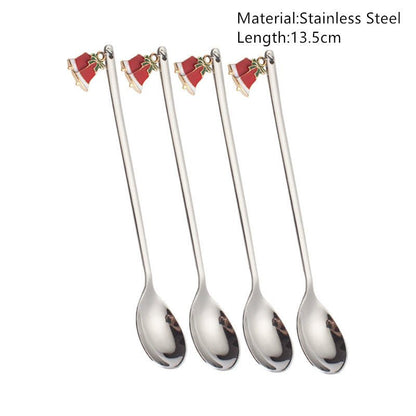 Christmas Spoon Set - Festive Tableware & Decorations - Cake Pops Parties