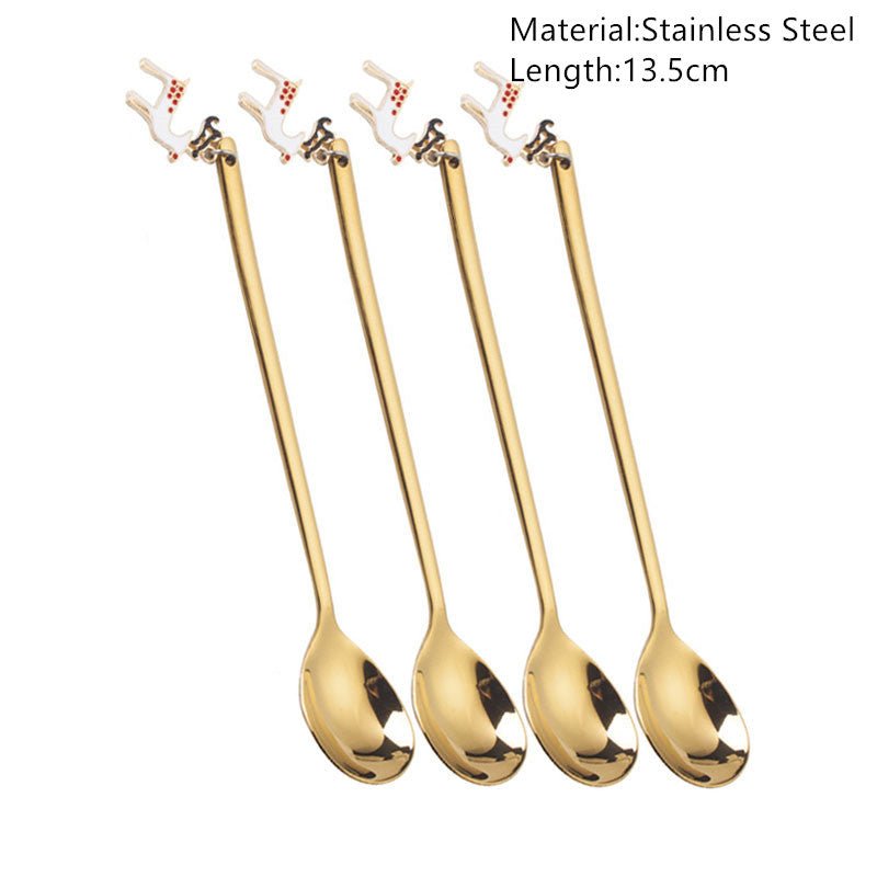 Christmas Spoon Set - Festive Tableware & Decorations - Cake Pops Parties