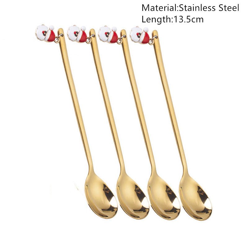 Christmas Spoon Set - Festive Tableware & Decorations - Cake Pops Parties