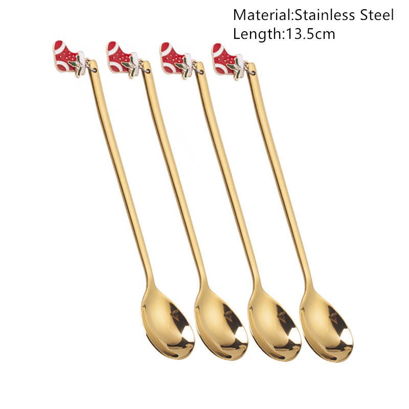 Christmas Spoon Set - Festive Tableware & Decorations - Cake Pops Parties