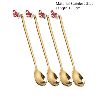 Christmas Spoon Set - Festive Tableware & Decorations - Cake Pops Parties