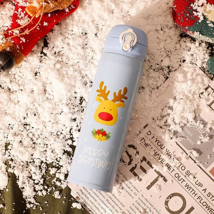 Christmas Stainless Steel Vacuum Water Bottle - Cake Pops Parties