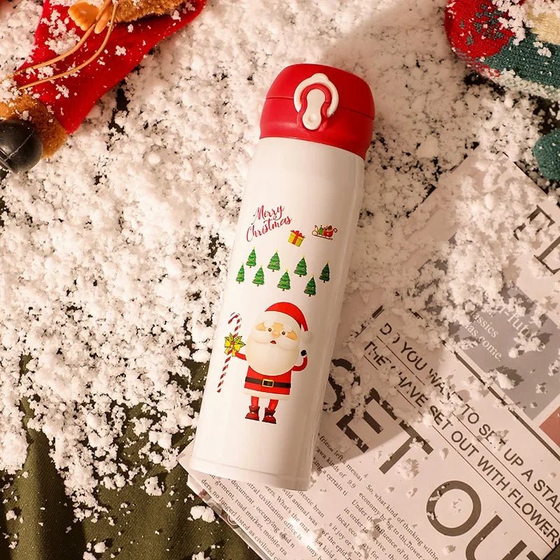 Christmas Stainless Steel Vacuum Water Bottle - Cake Pops Parties