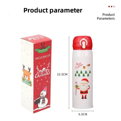 Christmas Stainless Steel Vacuum Water Bottle - Cake Pops Parties
