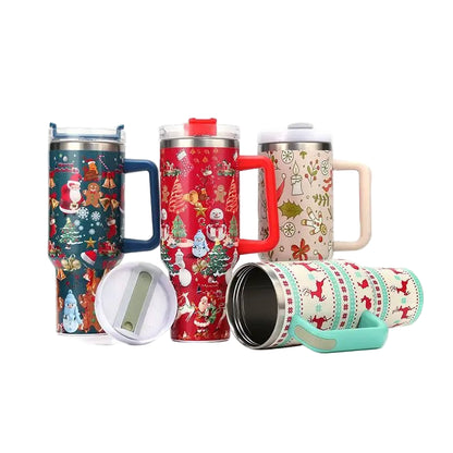 Christmas Style Travel Mug - Cake Pops Parties