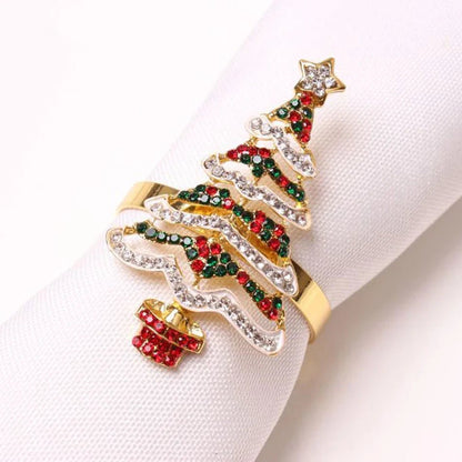 Christmas Tree Napkin Rings Set - Cake Pops Parties