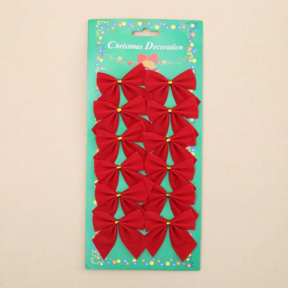 Christmas Tree Ornaments - Festive Bow Decoration - Cake Pops Parties
