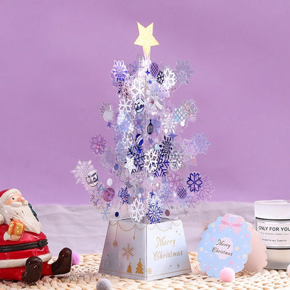 Christmas Tree Pop - Up 3D Greeting Card - Cake Pops Parties