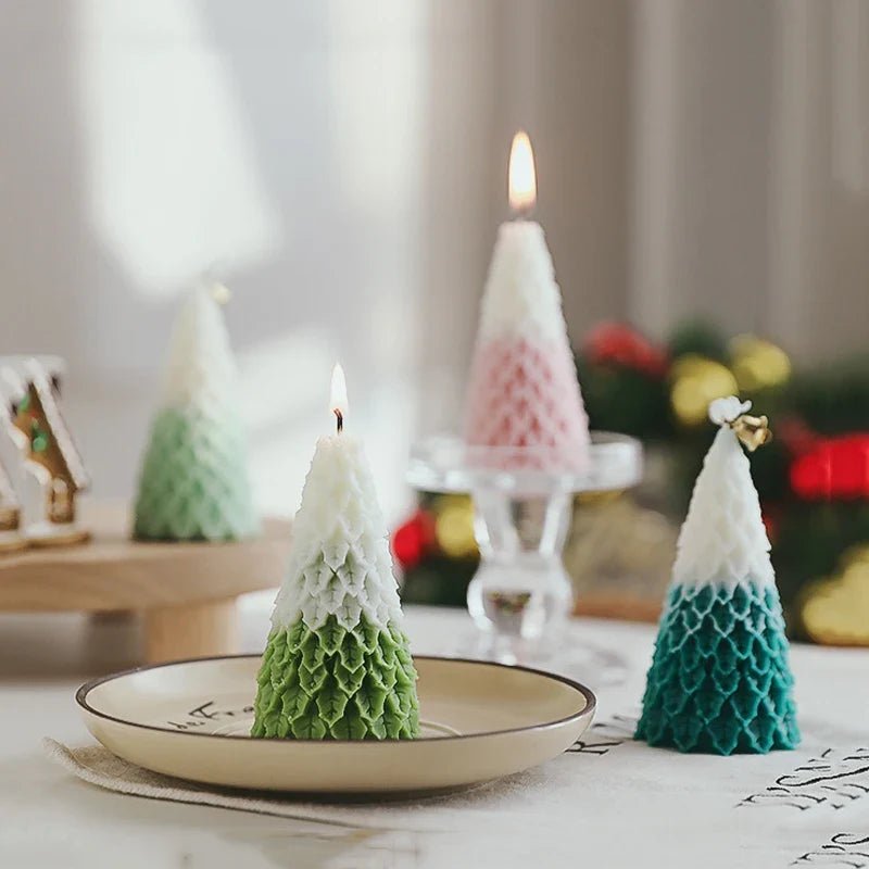 Christmas Tree Scented Candles - Handmade Decorations - Cake Pops Parties