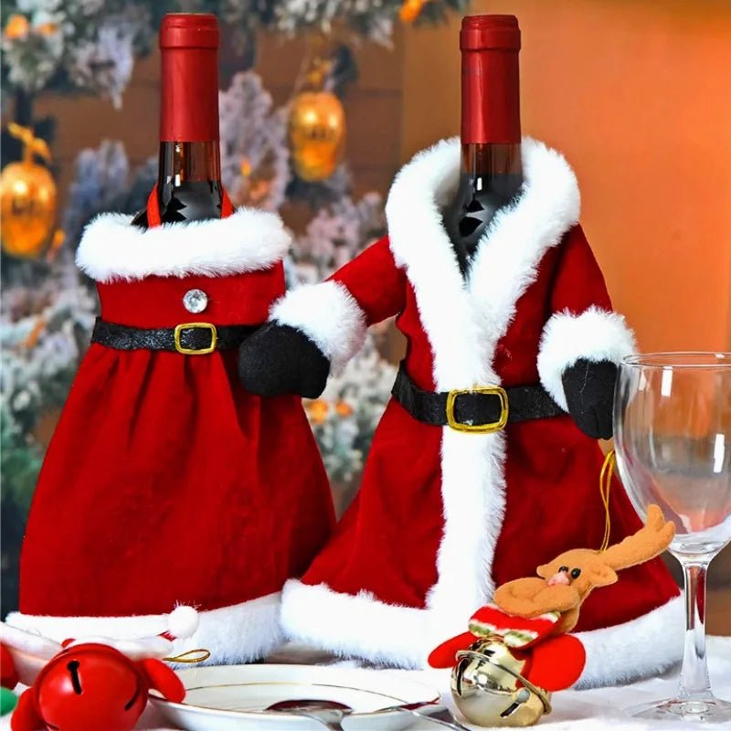 Christmas Wine Bottle Set - Cake Pops Parties